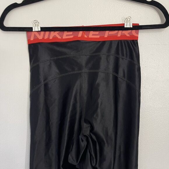 Nike Pro Women's Black High Rise Training Gym 7/8 Leggings Size XS DA0570-010 - Picture 6 of 9